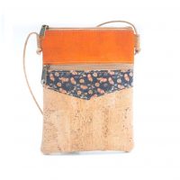 Korková kabelka na mobilný telefón - Oranžová