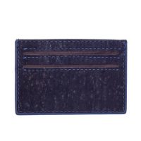 Korková peňaženka, púzdro na karty - Tmavo modrá